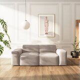 Rodier Bež sedežna garnitura iz rebrastega žameta 205 cm Villet – | Shoptok.si