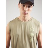 Quiksilver Funkcionalna majica 'LAP TIME' oliva / pastelno zelena | Shoptok.si