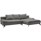 Hom`in KOTNA SEDEŽNA GARNITURA, šenilja modra, rjava | Shoptok.si