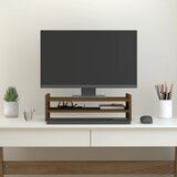  Stalak za monitor boja meda 50 x 27 x 15 cm od masivne borovine | shoptok.hr
