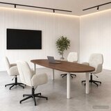  Okretne radne stolice 4 kom. 54 x 55 x 90 cm Krem Baršun Cijene