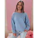 DStreet Bluza damska one size oversize FLORINE błękitna Cijene