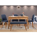  Trpezarijski sto i stolice santiago atlantic dark blue Cene