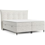 Maison de Rêve Svetlo siva boxspring postelja s prostorom za shranjevanje 160x200 cm Sinai – Cene