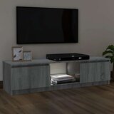 TV ormarić s LED svjetlima boja hrasta sonome 120x30x36 cm | shoptok.hr