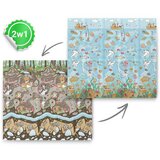 Nukido sklopiva dvostrana pjenasta podloga 200 x 180 x 1 cm ocean/zemlja | shoptok.hr