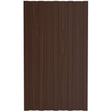 Krovni paneli 36 kom od pocinčanog čelika smeđi 80 x 45 cm | shoptok.hr