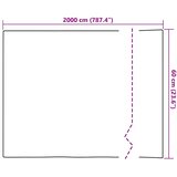  Samoljepljiva prozirna folija Frosted bijela 60 x 2000 cm PVC | shoptok.hr