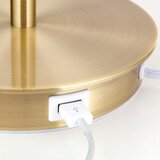 Orion LA 4-1205/1 - Stona lampa sa USB portom LUDWIG 1xE27/40W/230V bela/zlatna | Eponuda.com