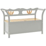  Klupa siva 107 x 45 x 75,5 cm od masivne jelovine | Eponuda.ba