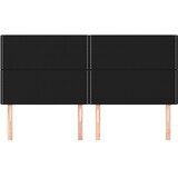  Uzglavlje Crno 180x5x118/128 cm Tkanina | Eponuda.ba