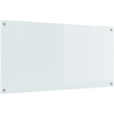 Bijela kuhinjska zaštita 120x60x0 6 cm od kaljenog stakla | shoptok.hr