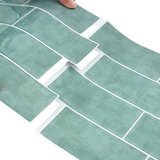  Subway pločica 20 pcs Siva zelena 29 x 21 cm Poliuretan i PET | shoptok.hr