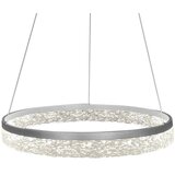  LED luster na sajli GALA LED/25W/230V, prečnik 50 cm, srebrne boje | Eponuda.com