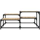  Stolić za kavu boja hrasta sonome 87,5x87,5x40 cm | shoptok.hr