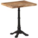 Bistro stolić 60 x 60 x 77 cm od grubog drva manga | shoptok.hr