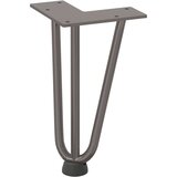 vidaXL Noge za mizo za lase 4 kosi naravno jeklo 20 cm trdno jeklo | Shoptok.si