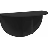  Polica na zidu 2 pcs Crna 48 x 24 x 24 cm Konstruirano drvo | shoptok.hr