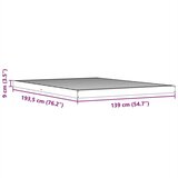  Okvir kreveta voštano smeđi 135 x 190 cm od masivne borovine | shoptok.hr