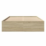 Okvir kreveta bez madraca boja hrasta sonome 120x190 cm drveni | Eponuda.com