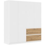 Rauch Möbel omara s klasičnimi vrati, bela, hrast artisan | Shoptok.si