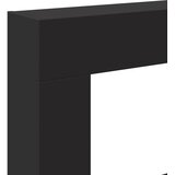  Okvir za kamin crni 81x18x82 cm od konstruiranog drva | shoptok.hr