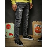 DStreet Spodnie jeansowe męskie szare | shoptok.hr