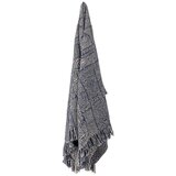 Bloomingville Plava deka od mješavine pamuka 130x160 cm Bresso – | shoptok.hr