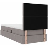  s madracem i skladištem Sivo-smeđa 90 x 200 cm tkanina | shoptok.hr