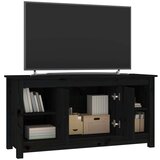 TV ormarić crni 103 x 36 5 x 52 cm od masivne borovine | shoptok.hr