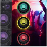 Manta karaoke, 100W, modularne, FM, BT, USB, SD, bež mik, daljinsk, crni SPK5520 | shoptok.hr