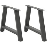  Noge za klub stolić A-oblika 2 kom antracit 60 x (42-43) cm čelik | shoptok.hr