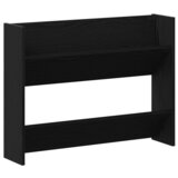 vidaXL Ormarići za cipele na zidu s policom Ostalo Crni hrast 60 x 18 x 60 cm | shoptok.hr