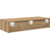  Zidna polica s ladicama umjetnički hrast 80x33x17 cm | Eponuda.com