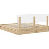  krevet s od storage sonoma hrast 180 x 200 cm konstruirano drvo | shoptok.hr