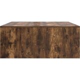  za kavu s ladicama dimljeni hrast 100x100x40 cm | shoptok.hr