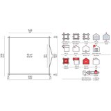 Male kuće Drveno spremište TOBIAS 10M2 318 × 348 cm sa šindrom | shoptok.hr