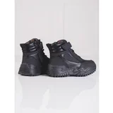 SHELOVET Boys' ankle boots on a thick sole black