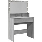  Toaletni stolić s LED svjetlima boja hrasta 80x41x134,5 cm | Eponuda.ba