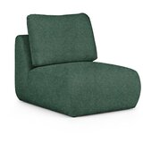 Rodier Zelen fotelj iz tkanine bouclé Mirel – | Shoptok.si