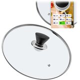 KADAX stekleni pokrov 28 cm univerzalni toplotno odporen pokrov za lonce in ponev, (5000355929) | Shoptok.si