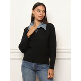 La Modeuse Puloverji 75978_P179888 Črna | Shoptok.si