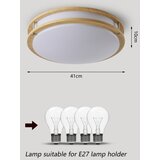 Brilagi plafonsko svetlo elaro 4xE27/40W/230V prečnik 41 cm dekor drveta | Eponuda.com