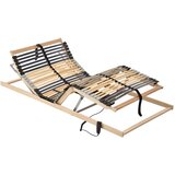 LEŽAJ s letvicama Smeđa 100 x 190 cm Čvrsto drvo bukve Cijene