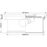  Feiss FE-PAYNE-F-BATH - Plafonsko svetlo za kupatilo PAYNE 2xE27/60W/230V IP44 | Eponuda.com