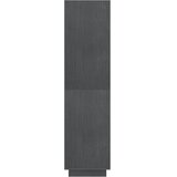 Ormarić za knjige / pregrada sivi 80x35x135 cm od borovine | Eponuda.com