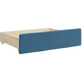  Dnevni krevet na razvlačenje s ladicama plavi 100x200 cm baršun | shoptok.hr