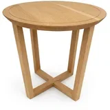 okrugli sto hrast Ø600 x 600 mm prirodna boja hrasta