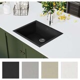  Kuhinjsko pomivalno korito z luknjo črn granit, (21670628) | Shoptok.si