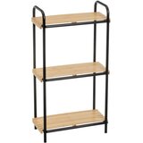 Casa Selección Crni/u prirodnoj boji od bambusa regal 41x77 cm – u